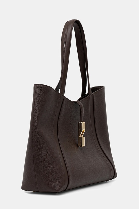 Furla torebka skórzana kolor brązowy WB01788.BX3353.2460S - zdjęcie produktu nr 2