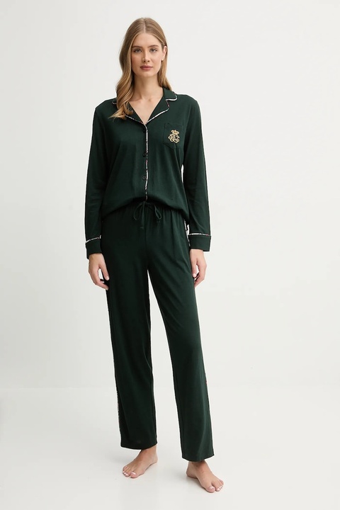 Lauren Ralph Lauren piżama damska kolor zielony ILN72467F - zdjęcie produktu nr 1