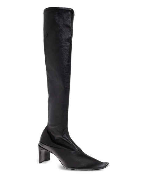 Jil Sander 70mm knee-high square-toe boots - Black - zdjęcie produktu nr 2