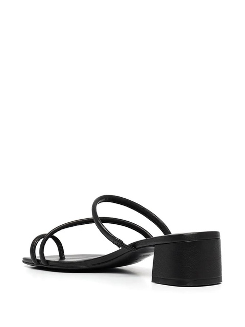 Reformation Meena 35mm toe-ring sandals - Black - zdjęcie produktu nr 2
