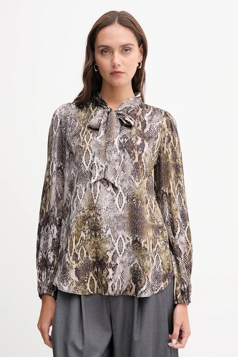 Marc Aurel bluzka damska kolor zielony wzorzysta 6345-1000-24809 - zdjęcie produktu nr 1