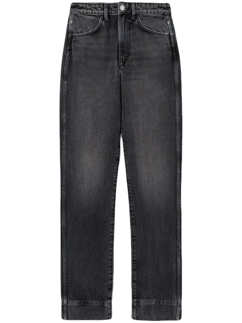 RE/DONE 70s high-waisted straight-leg jeans - Black - zdjęcie produktu nr 1
