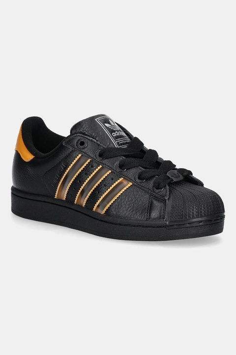 adidas Originals sneakersy skórzane Superstar II damskie kolor czarny JQ6469 - zdjęcie produktu nr 1