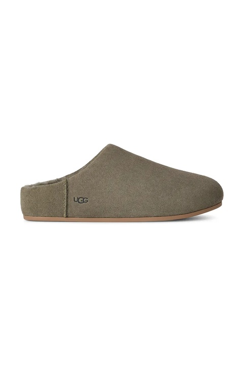 UGG kapcie Elea Slip-On kolor zielony 1171390.MSG - zdjęcie produktu nr 1