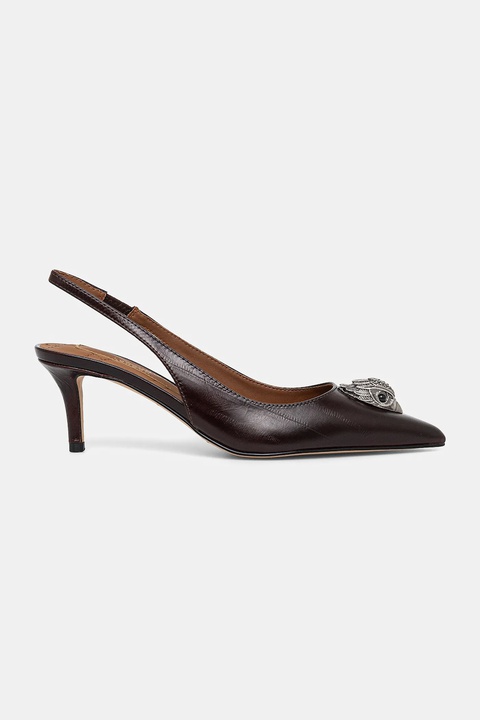 Kurt Geiger London szpilki Belgravia Sling Back kolor brązowy 9786930119 - zdjęcie produktu nr 1