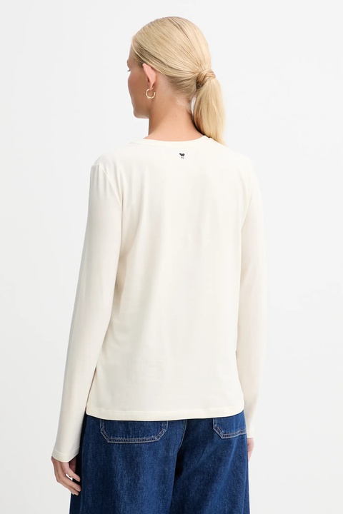 Weekend Max Mara longsleeve RENOIR kolor beżowy 2525946032600 - zdjęcie produktu nr 2