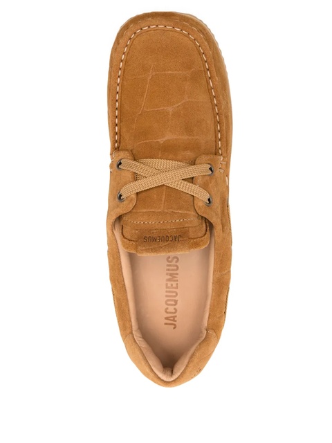 Jacquemus Les Batto boat shoes - Brown - zdjęcie produktu nr 2
