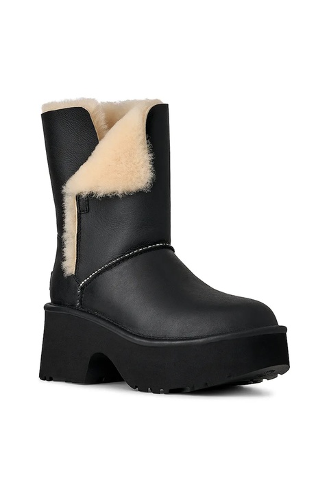 UGG śniegowce skórzane Esmee Leather Boot kolor czarny 1172590.BLK - zdjęcie produktu nr 2