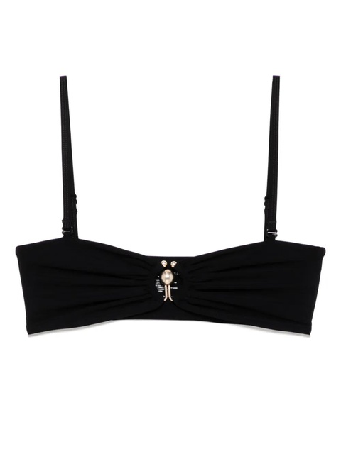 Christopher Esber ruched prong bandeau - Black - zdjęcie produktu nr 1