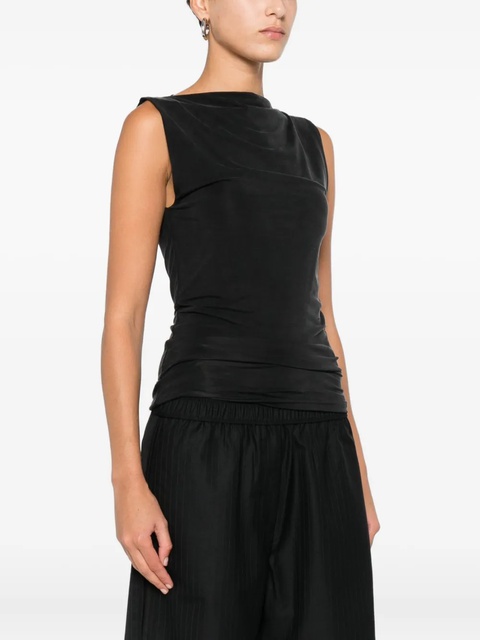 St. Agni sleeveless top - Black - zdjęcie produktu nr 2