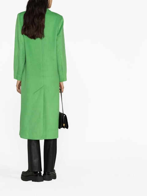 GANNI double-breasted button-fastening coat - Green - zdjęcie produktu nr 2