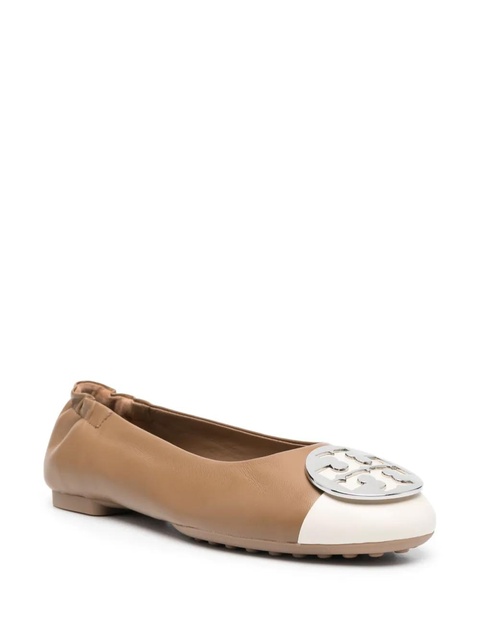 Tory Burch Claire cap-toe ballerina shoes - Brown - zdjęcie produktu nr 2