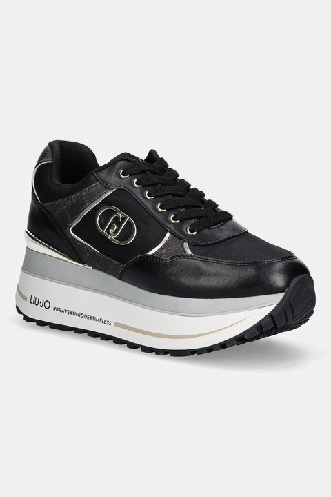 Liu Jo sneakersy LIU JO MAXI WONDER PLUS 01 damskie kolor czarny BF5011PX77622222 - zdjęcie produktu nr 2