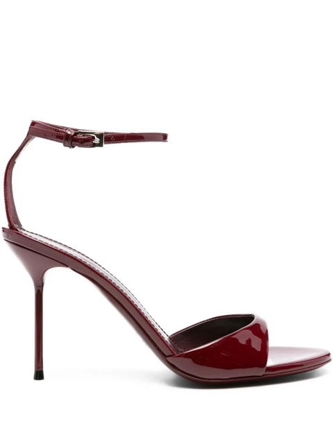 Paris Texas 95MM patent leather ankle-strap sandals - Red - zdjęcie produktu nr 1
