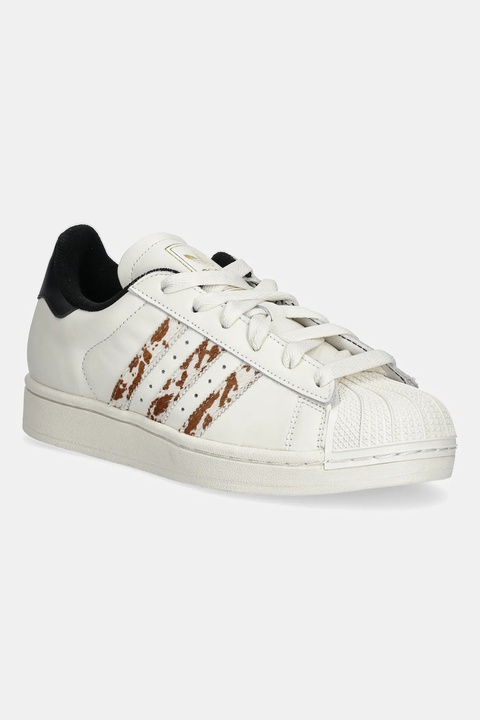 adidas Originals sneakersy skórzane Superstar II W damskie kolor beżowy JQ6473 - zdjęcie produktu nr 1