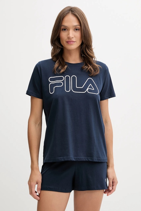 Fila piżama bawełniana kolor granatowy bawełniana FPS4177 - zdjęcie produktu nr 1