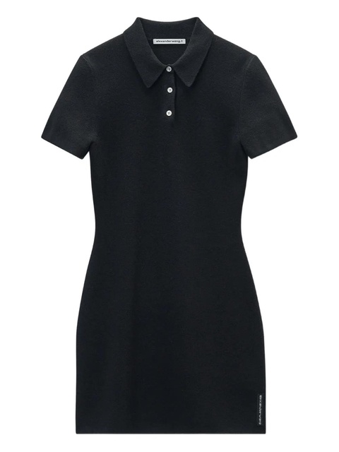 Alexander Wang polo-neck knitted dress - Black - zdjęcie produktu nr 1