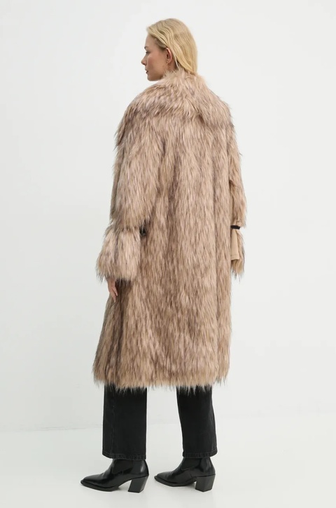 By Malene Birger płaszcz GRACA damski kolor beżowy przejściowy Q72640001 - zdjęcie produktu nr 2