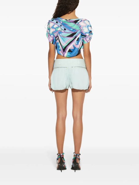 PUCCI toile cargo shorts - Blue - zdjęcie produktu nr 2