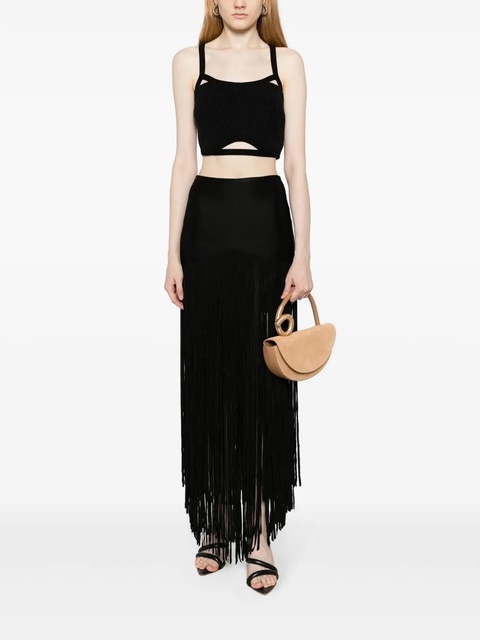 Cult Gaia Azariah suede tote bag - Brown - zdjęcie produktu nr 2