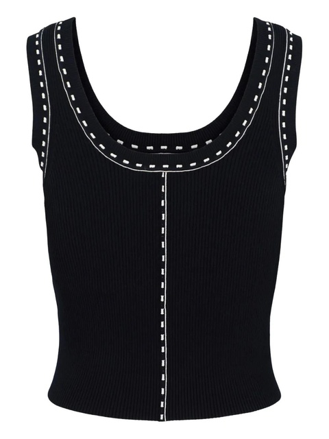 Simkhai Nailah stitch-detail knitted top - Blue - zdjęcie produktu nr 2