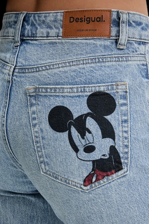 Desigual jeansy MINIMI damskie high waist 25WWDD17 - zdjęcie produktu nr 2