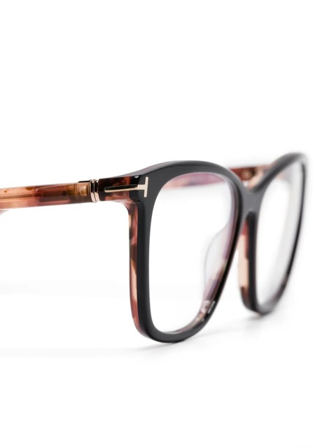 TOM FORD Eyewear FT5989B rectangle-frame glasses - Black - zdjęcie produktu nr 2