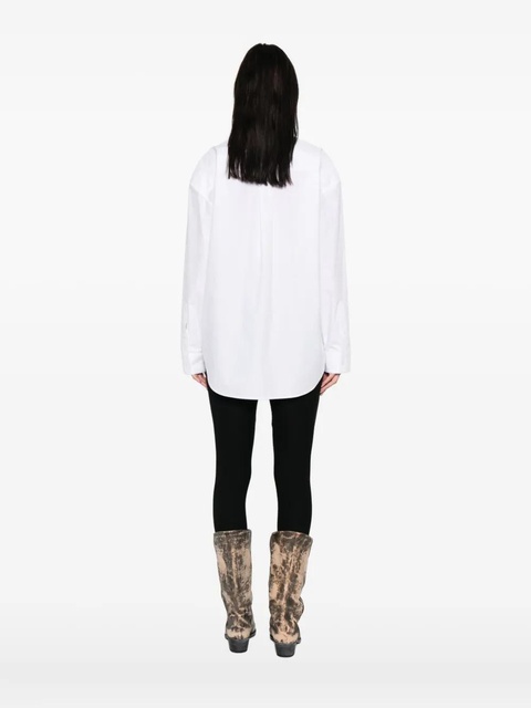 Alexander Wang chest-pocket cotton shirt - White - zdjęcie produktu nr 2
