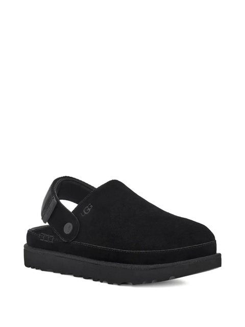 UGG strap-detail suede clogs - Black - zdjęcie produktu nr 1