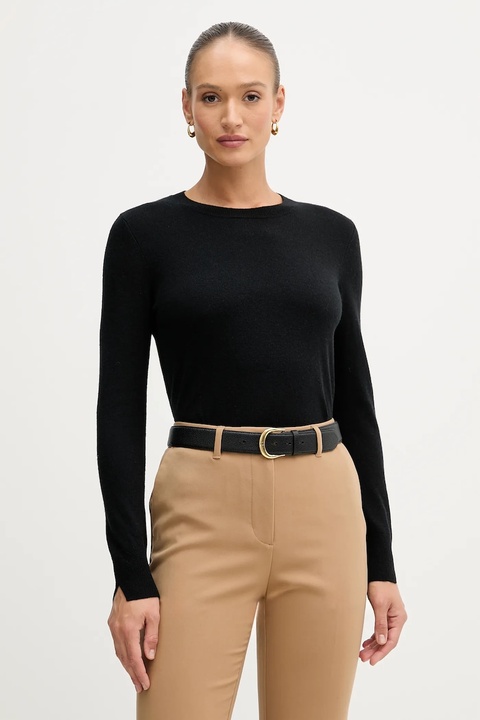 Sisley sweter damski kolor czarny lekki 102HM100F - zdjęcie produktu nr 1