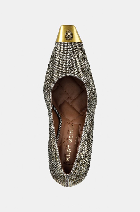 Kurt Geiger London szpilki Regent Court kolor beżowy 3448449609 - zdjęcie produktu nr 2