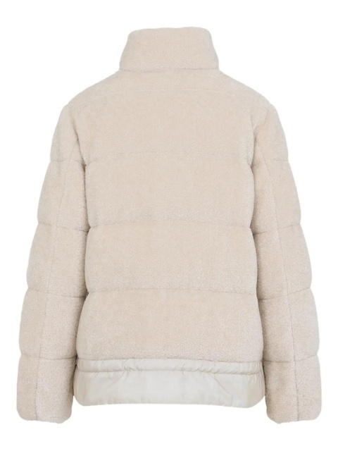 Moncler Cedre teddy down jacket - Neutrals - zdjęcie produktu nr 1