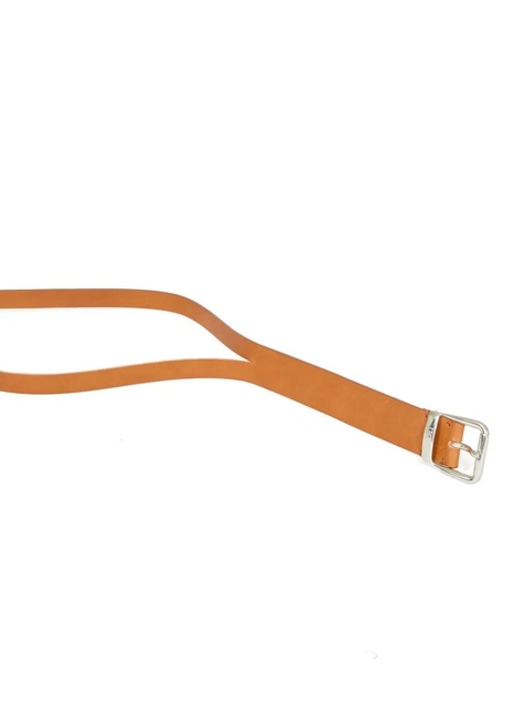 MM6 Maison Margiela numbers-engraved belt - Brown - zdjęcie produktu nr 2