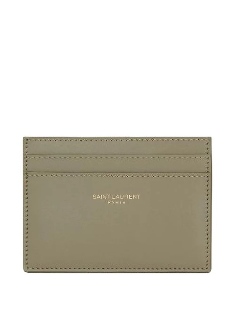 Saint Laurent calfskin cardholder - Green - zdjęcie produktu nr 1