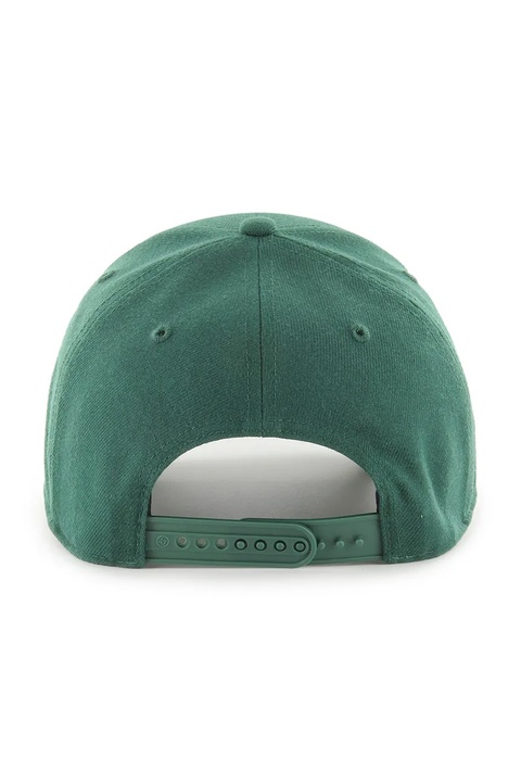 47 brand czapka z daszkiem z dodatkiem wełny MLB New York Yankees kolor zielony B-MVPSP17WBP-DGE - zdjęcie produktu nr 2