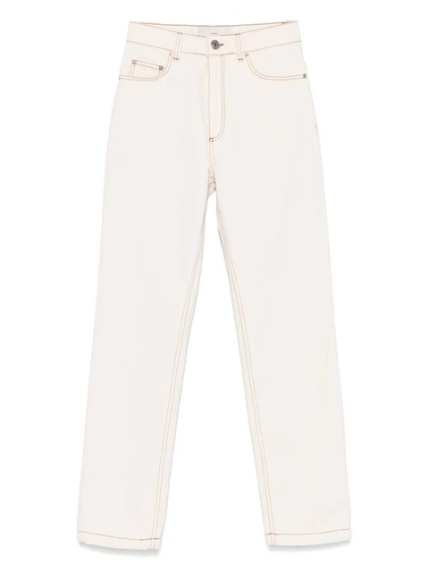 AMI Paris contrasting-stitching jeans - Neutrals - zdjęcie produktu nr 1
