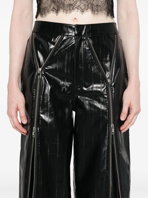 ROTATE BIRGER CHRISTENSEN zip-detail trousers - Black - zdjęcie produktu nr 2
