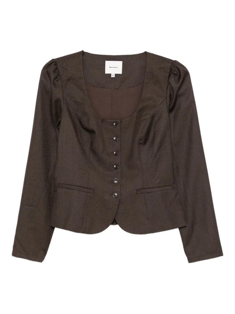 Reformation PRIMA jacket - Brown - zdjęcie produktu nr 1
