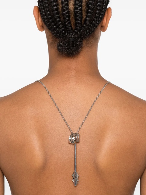 Rabanne key-ring pendant necklace - Silver - zdjęcie produktu nr 2