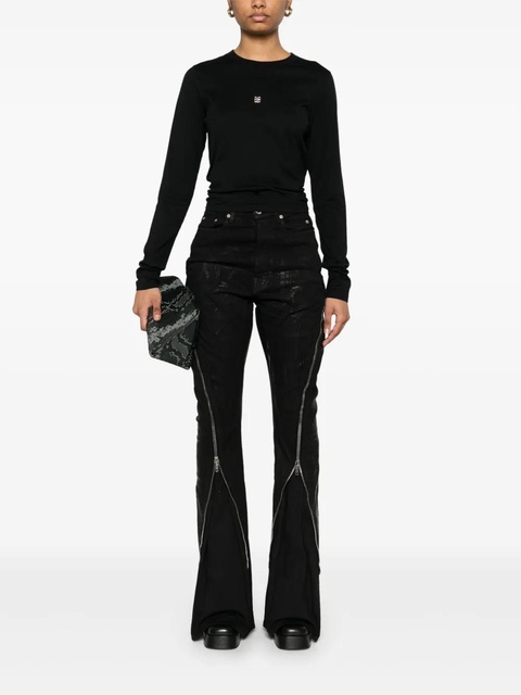 Givenchy open-back T-shirt - Black - zdjęcie produktu nr 2