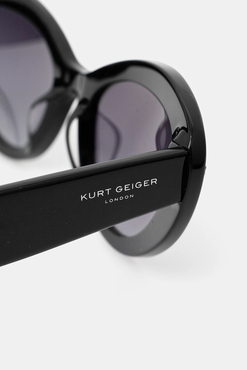 Kurt Geiger London okulary przeciwsłoneczne SHOREDITCH damskie kolor czarny 4041000679 - zdjęcie produktu nr 2