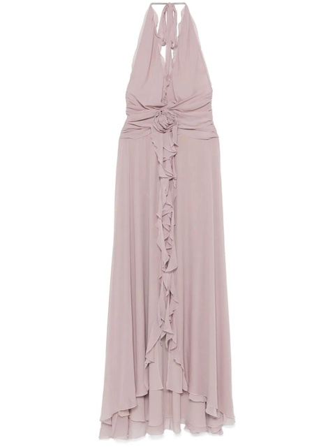 Blumarine georgette dress - Grey - zdjęcie produktu nr 1