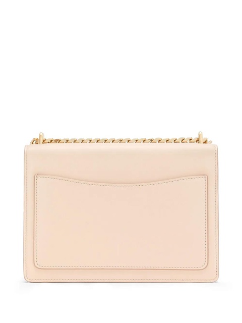 Dolce & Gabbana logo-plaque leather crossbody bag - Pink - zdjęcie produktu nr 2