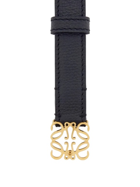 LOEWE leather logo-plaque belt - Blue - zdjęcie produktu nr 2