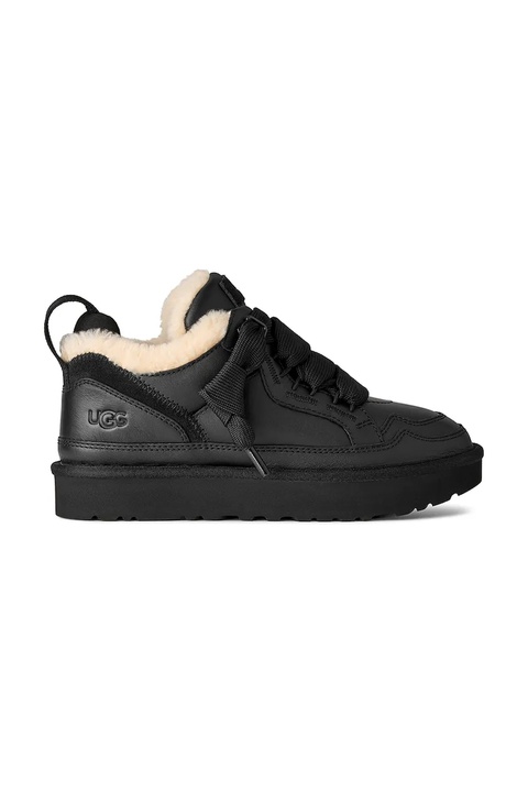 UGG sneakersy skórzane Lowmel Lthr damskie kolor czarny 1171537.BLK - zdjęcie produktu nr 1