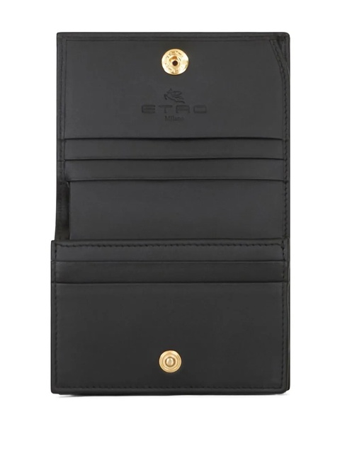 ETRO Pegaso plaque-detail wallet - Black - zdjęcie produktu nr 2
