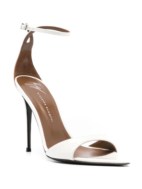 Giuseppe Zanotti 105mm Intriigo Strap sandals - White - zdjęcie produktu nr 2