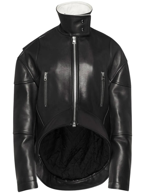 JW Anderson curved leather jacket - Black - zdjęcie produktu nr 1