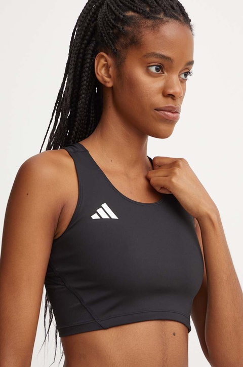 adidas Performance top do biegania Adizero Essentials kolor czarny IY5506 - zdjęcie produktu nr 2