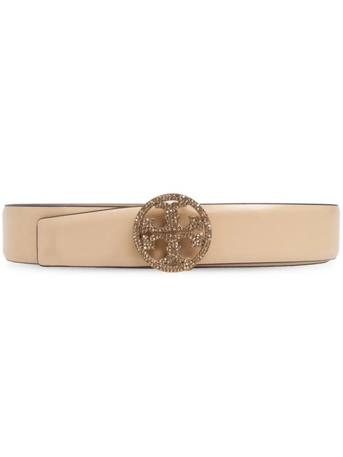 Tory Burch Miller crystal-embellished belt - Neutrals - zdjęcie produktu nr 1